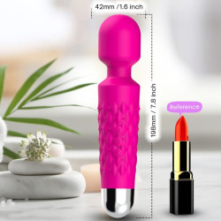 ARMONY - POSTMAN MASSAGER & VIBRATOR SUPER FLEXIBLER KOPF FUCHSIA – Produktansicht 2