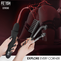 FETISH SUBMISSIVE - VIBRADOR WAND ELECTROESTIMULACIÓN ALTA FRECUENCIA – Produktansicht 3