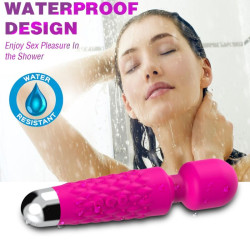 ARMONY - POSTMAN MASSAGER & VIBRATOR SUPER FLEXIBLER KOPF FUCHSIA – Produktansicht 3