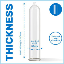 PASANTE - EXTRA-KONDOM EXTRA DICK 3 EINHEITEN – Produktansicht 3