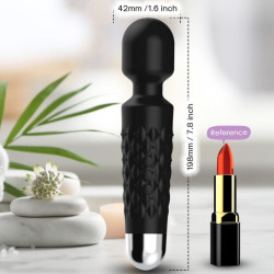 ARMONY - POSTMAN MASSAGER & VIBRATOR SUPER FLEXIBLER KOPF SCHWARZ – Produktansicht 2