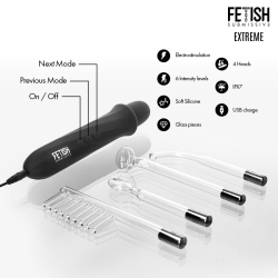 FETISH SUBMISSIVE - VIBRADOR WAND ELECTROESTIMULACIÓN ALTA FRECUENCIA – Produktansicht 4