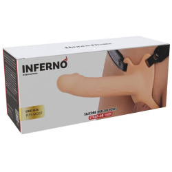 HIDDEN DESIRE - INFERNO PENIS-SLEEVE-STRAP-ON-SILIKON 18 CM – Produktansicht 6