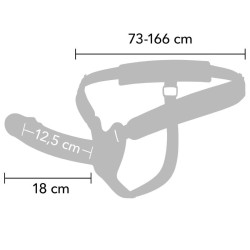 HIDDEN DESIRE - INFERNO VIBRIERENDER PENIS-SLEEVE ZUM AUFSCHNALLEN 18 CM – Produktansicht 2