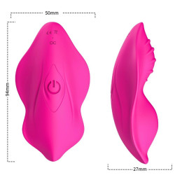 ARMONY - WHISPER TRAGBARES HÖSCHEN VIBRATOR MIT FERNBEDIENUNG FUCHSIA – Produktansicht 3