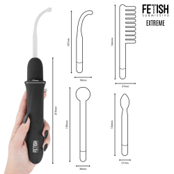 FETISH SUBMISSIVE - VIBRADOR WAND ELECTROESTIMULACIÓN ALTA FRECUENCIA – Produktansicht 6
