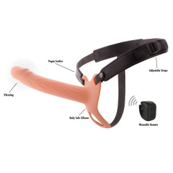 HIDDEN DESIRE - INFERNO VIBRIERENDER PENIS-SLEEVE ZUM AUFSCHNALLEN 20 CM – Produktansicht 3