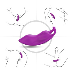 ARMONY - HONEYBEE TRAGBARES HÖSCHEN VIBRATOR G-SPOT FERNBEDIENUNG LILA – Produktansicht 5