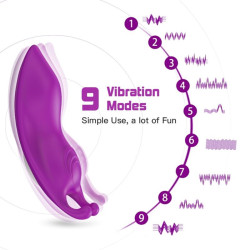 ARMONY - HONEYBEE TRAGBARES HÖSCHEN VIBRATOR G-SPOT FERNBEDIENUNG LILA – Produktansicht 9