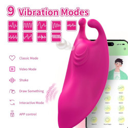 ARMONY - HONEYBEE TRAGBARES HÖSCHENVIBRATOR G-SPOT FUCHSIA -KOSTENLOSE APP – Produktansicht 4
