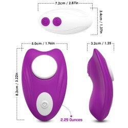 ARMONY - BUTTERFLY TRAGBARES HÖSCHEN VIBRATOR MIT FERNBEDIENUNG LILA – Produktansicht 3