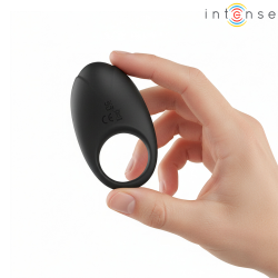 INTENSE - MERLOTTE ANILLO VIBRADOR CON ESTIMULACIÓN DE CLÍTORIS NEGRO – Produktansicht 8