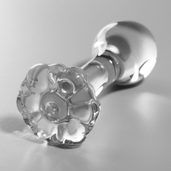 NEBULA SERIES BY IBIZA - MODELL 2 ANALPLUG BOROSILIKATGLAS – Produktansicht 2