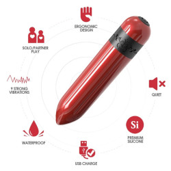 ARMONY - RAKETENVIBRATOR BULLET FERNBEDIENUNG FUCHSIA – Produktansicht 3