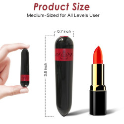 ARMONY - ROCKET VIBRATOR BULLET FERNBEDIENUNG SCHWARZ – Produktansicht 2