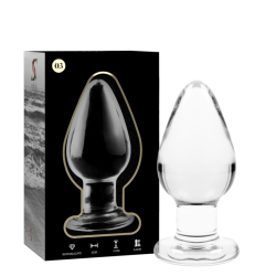 NEBULA SERIES BY IBIZA - MODELL 3 ANALPLUG BOROSILIKATGLAS