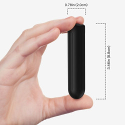 ARMONY - WARHEAD VIBRATOR BULLET FERNBEDIENUNG SCHWARZ 2 CM X 8.8 CM – Produktansicht 3