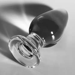 NEBULA SERIES BY IBIZA - MODELL 3 ANALPLUG BOROSILIKATGLAS – Produktansicht 2