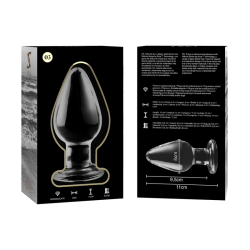 NEBULA SERIES BY IBIZA - MODELL 3 ANALPLUG BOROSILIKATGLAS – Produktansicht 6