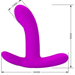 PRETTY LOVE - GERI KLITORIS MASSAGER ROSA FERNBEDIENUNG – Produktansicht 8