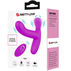 PRETTY LOVE - GERI KLITORIS MASSAGER ROSA FERNBEDIENUNG – Produktansicht 10