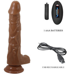 BAILE - BODACH REALISTISCHER VIBRATOR MIT FERNBEDIENUNGSSAUGNAPF – Produktansicht 4