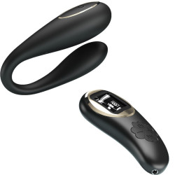 PRETTY LOVE - NATHAN DOUBLE PLEASURE VIBRATOR MIT FERNBEDIENUNG – Produktansicht 3