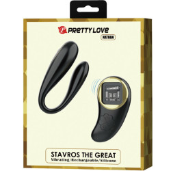 PRETTY LOVE - NATHAN DOUBLE PLEASURE VIBRATOR MIT FERNBEDIENUNG – Produktansicht 6