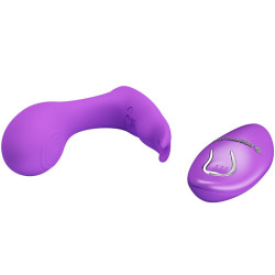 PRETTY LOVE - IDABELLE VIBRATION & PULSATION FERNBEDIENUNG VIOLETT – Produktansicht 3