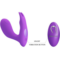 PRETTY LOVE - IDABELLE VIBRATION & PULSATION FERNBEDIENUNG VIOLETT – Produktansicht 6
