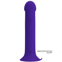 PRETTY LOVE - MURRAY YOUTH VIBRIERENDER DILDO & WIEDERAUFLADBARER VIOLETT – Produktansicht 6