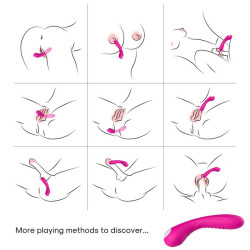 ARMONY - LEGEND VIBRATOR SILIKON FUCHSIA – Produktansicht 2