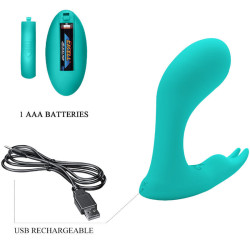 PRETTY LOVE - IDABELLE VIBRATION & PULSATION FERNBEDIENUNG BLAU – Produktansicht 5