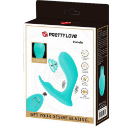 PRETTY LOVE - IDABELLE VIBRATION & PULSATION FERNBEDIENUNG BLAU – Produktansicht 7