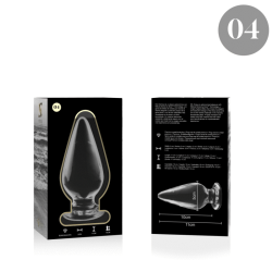 NEBULA SERIES BY IBIZA - MODELL 4 ANALPLUG BOROSILIKATGLAS – Produktansicht 4