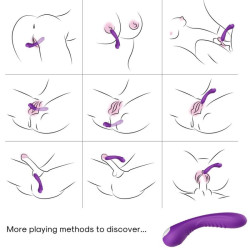 ARMONY - LEGEND VIBRATOR SILIKON LILA – Produktansicht 2