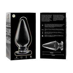 NEBULA SERIES BY IBIZA - MODELL 4 ANALPLUG BOROSILIKATGLAS – Produktansicht 6