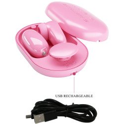 PRETTY LOVE - MAGIC BOX VIBRATIONSKUGEL & ROSA STIMULATOR – Produktansicht 6