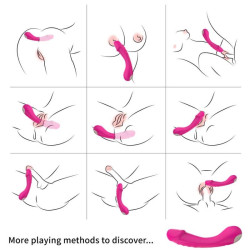 ARMONY - DILDO VIBRATOR G-SPOT SILIKON FUCHSIA – Produktansicht 2