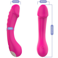 ARMONY - DILDO VIBRATOR G-SPOT SILIKON FUCHSIA – Produktansicht 3