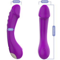 ARMONY - DILDO VIBRATOR G-SPOT SILIKON LILA – Produktansicht 3