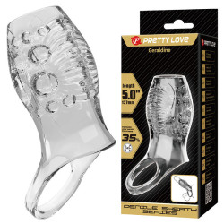 PRETTY LOVE - GERALDINE VERDICKENDE, STRUKTURIERTE, TRANSPARENTE FUNDA – Produktansicht 2