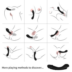 ARMONY - DILDO VIBRATOR G-SPOT SILIKON SCHWARZ – Produktansicht 2