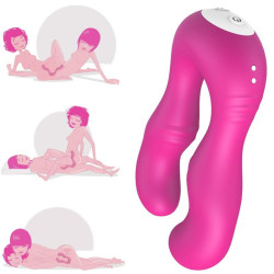 ARMONY - SERAPH VIBRATOR DOPPELTE FERNBEDIENUNG FUCHSIA – Produktansicht 2