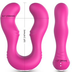 ARMONY - SERAPH VIBRATOR DOPPELTE FERNBEDIENUNG FUCHSIA – Produktansicht 3