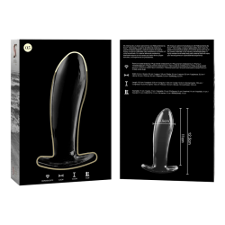 NEBULA SERIES BY IBIZA - MODELL 5 ANALPLUG BOROSILIKATGLAS – Produktansicht 6