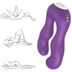 ARMONY - SERAPH VIBRATOR DOPPELTE FERNBEDIENUNG LILA – Produktansicht 2