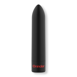 ONINDER - BERLIN BULLET VIBRATOR SCHWARZ 9 MODI 8,5 X 2 CM - KOSTENLOSE APP – Produktansicht 5