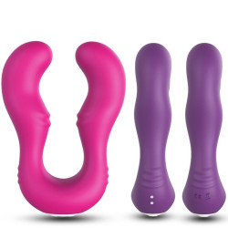 ARMONY - SERAPH VIBRATOR DOPPELTE FERNBEDIENUNG LILA – Produktansicht 5