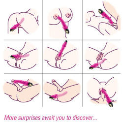 ARMONY - JOYBLADE DILDO VIBRATOR ROTATOR FUCHSIA – Produktansicht 2